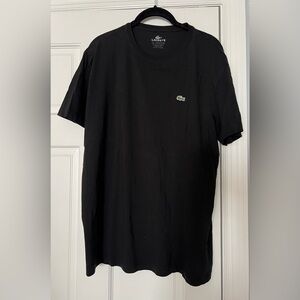 Lacoste Black Short Sleeve Tee